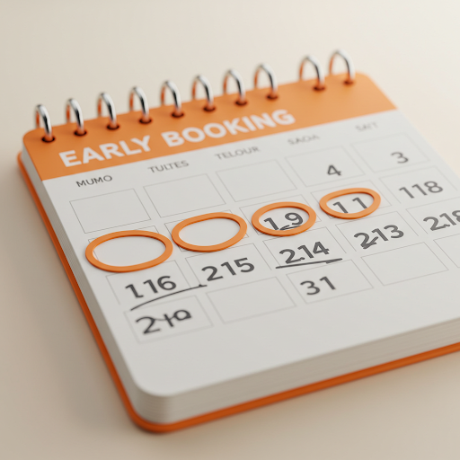 Early booking calendar